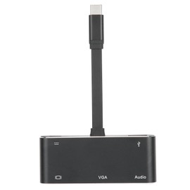 Type C to HDMI VGA Converter Audio Cable Aluminium Alloy Adapter Electronics Supplies