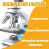 SANJOON 6V 20W G4 Bi-Pin Halogen Bulbs for Microscopes,Replacement Light