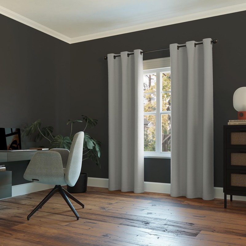 Sun Zero Easton Energy Saving Blackout Grommet Curtain Panel, 40"