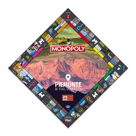 Hasbro, Monopoly, The Villages of Italy Piedmont and Val d'aosta Board Game