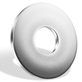 10Pcs M6 Washers, M6 x 18mm Penny Washers Leryati Stainless Steel Washers DIN 9021 A2 V2A Flat Washers, Round Flat Spacer Repair Washer Lock Washer Spacers, Metal Washers for Screws Nuts Bolt