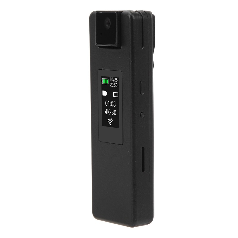 WiFi Body Camera 4K HD Motion Detection 1500mAh 180 Degree