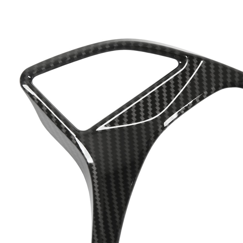 KIMISS Steering Wheel Cover Frame for Corvette C7 2014-2019 Carbon
