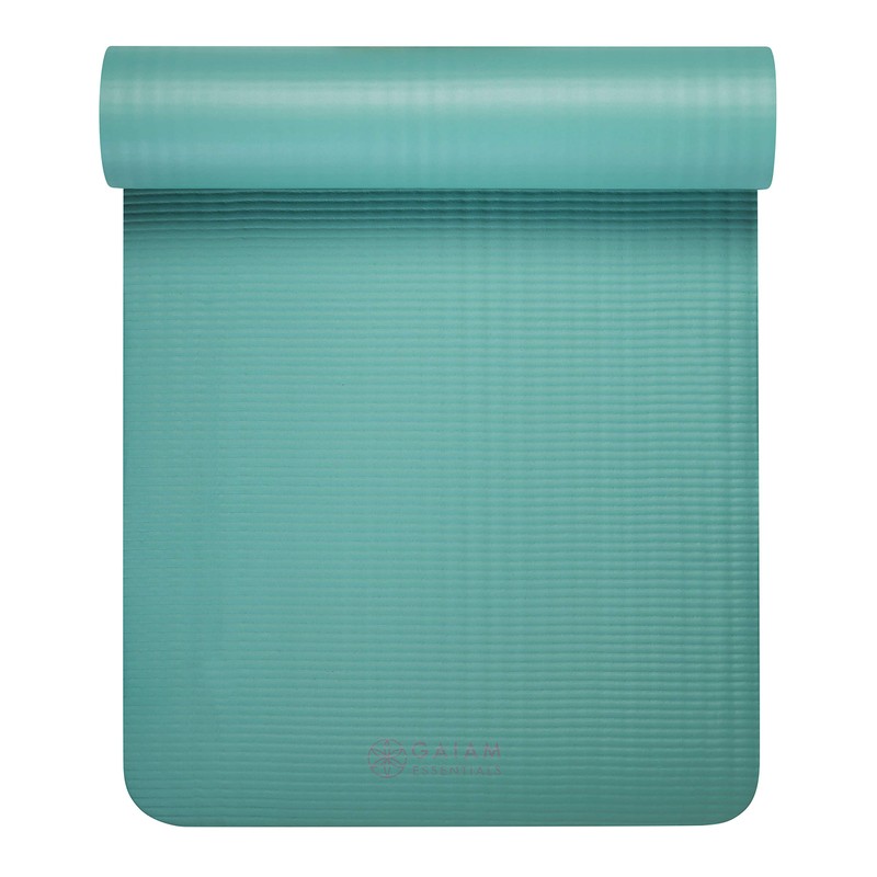 Gaiam Essentials Thick Yoga Mat Fitness & Exercise Mat With