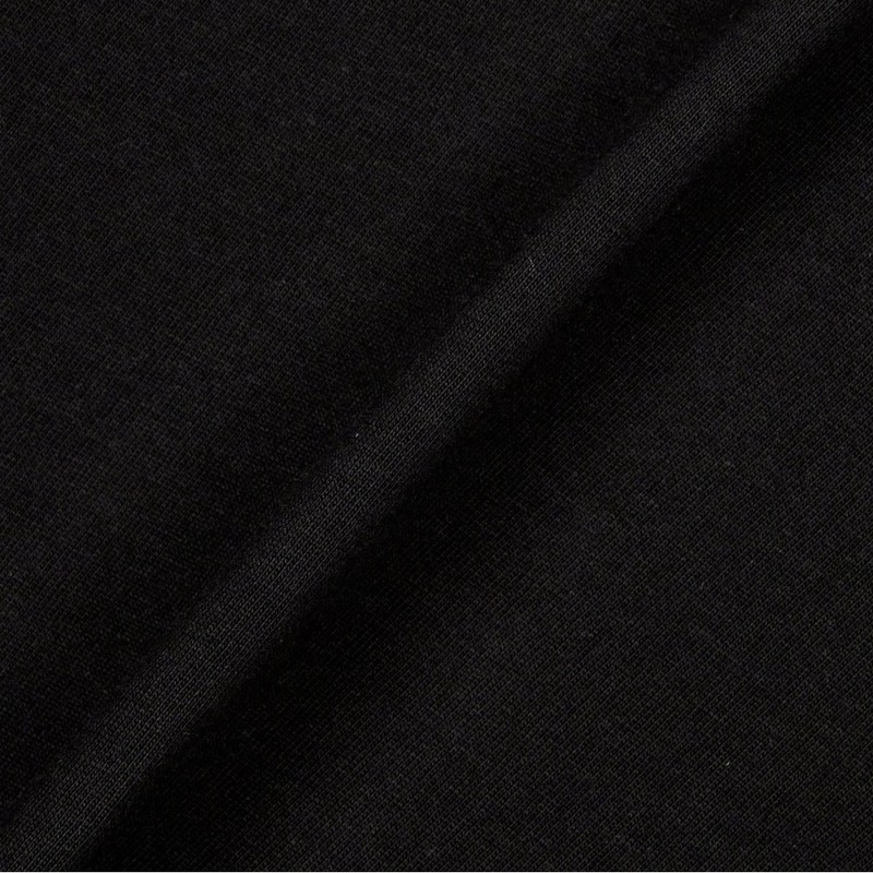 JAJU Women's Cotton Loose Fit 5-Button T-Shirt_Black