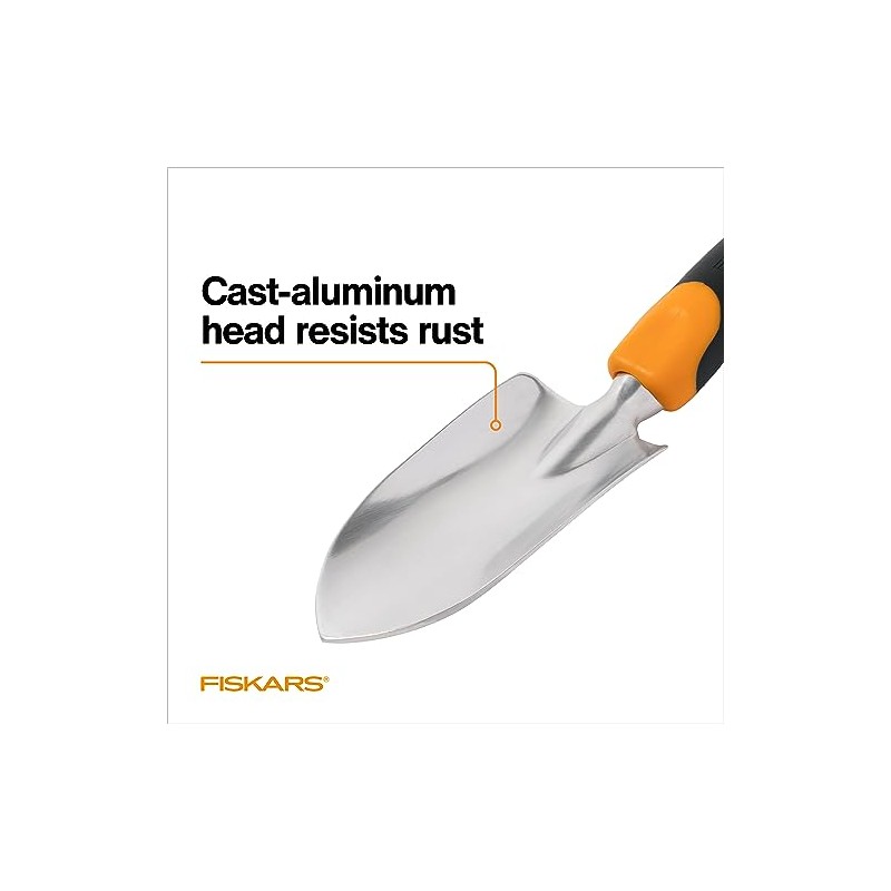 Fiskars Ergo 7022 - Paleta para jardín, N/A, Trowel