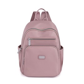 YANAIER Small Backpack for Women Girls Nylon Waterproof Casual Daypack School Bags Anti Theft, Taro purple, Rucksack