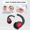 WUTAN Ear Plugs for Sleeping, 2 Pairs-Flexible and Comfortable Noise