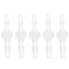 HEROFFIX 5 Pcs Aquarium Plastic Hose Barb Fitting 1/16" to
