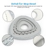 4 Pcs Mop Head & 1 Extra Replacement Base &