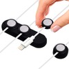 Macally CABLEHOLDMAG Magnetic Cable Holder, Black