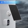Panel solar para cámara eufy, panel solar de 6 W