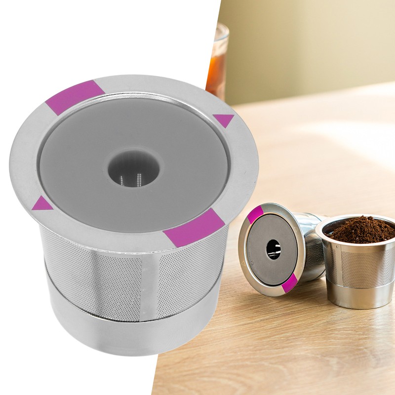 Metal Coffee Pod Stainless Steel Reusable Refillable Filter Cup Single