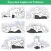 Widened Position Pillow for Couples- Dark Grey