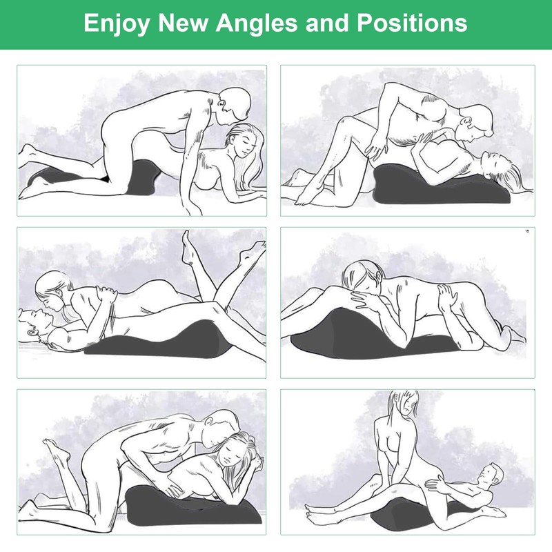 Widened Position Pillow for Couples- Dark Grey