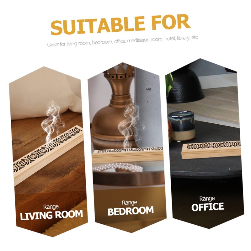 Bamboo String Incense Box - Elegant Incense Holder for Sticks