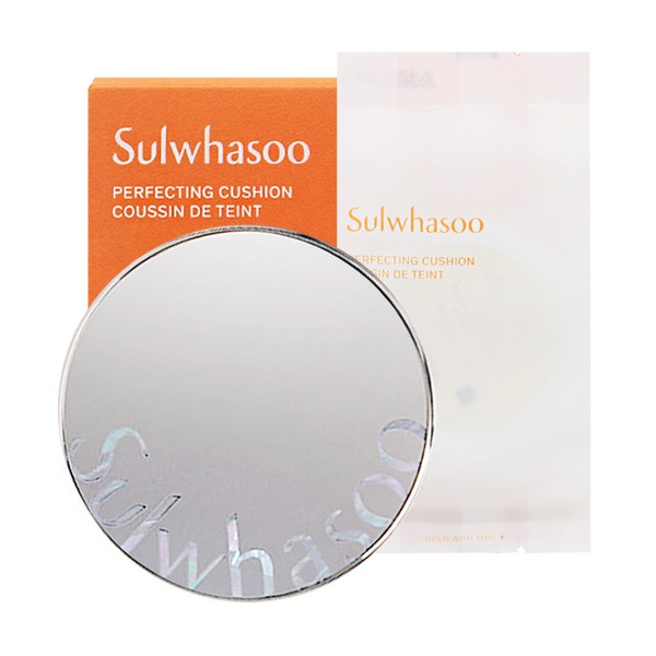 Sulwhasoo [Department Store Same Genuine Product] Sulwhasoo Perfecting Cushion Original + Refill AD23, No. 17N1 Main Product + Refill AD23