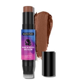 Mateplex Wig Knot Concealer for Lace Grid Lace Dyeing Stick for Wigs Knots Healer Stick for Lace wig & Frontal Part & Hairline, Portable, Sweat-proof, No Bleaching（10g, Dark Brown)