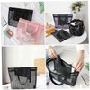 Vaguelly Travel Toiletry Bag Durable Mesh Shower Organizer for Beach