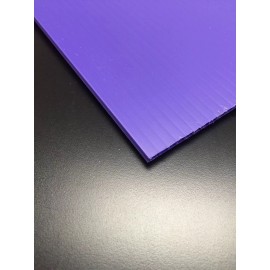 Coroplast 4mm 48" x 24" (4 Pack) Purple Corrugated Plastic Sheets Horizontal