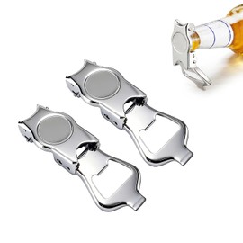 Lumbor37 Abridor de Botellas 2P, Abridor de Frascos Multifuncional, Tapón de Recambio para Botellas de Refrescos y Cerveza, Cerrador para Bebidas Carbonatadas, Abrebotellas para Latas de Refresco
