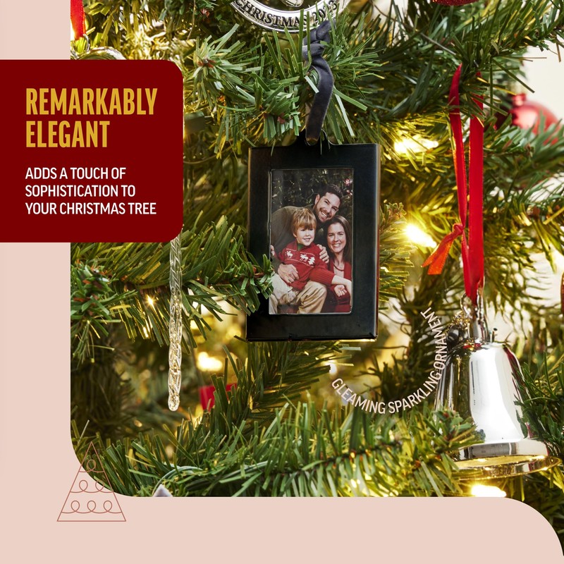 Klikel Hanging Picture Frame Ornaments - Set of 8 2x3