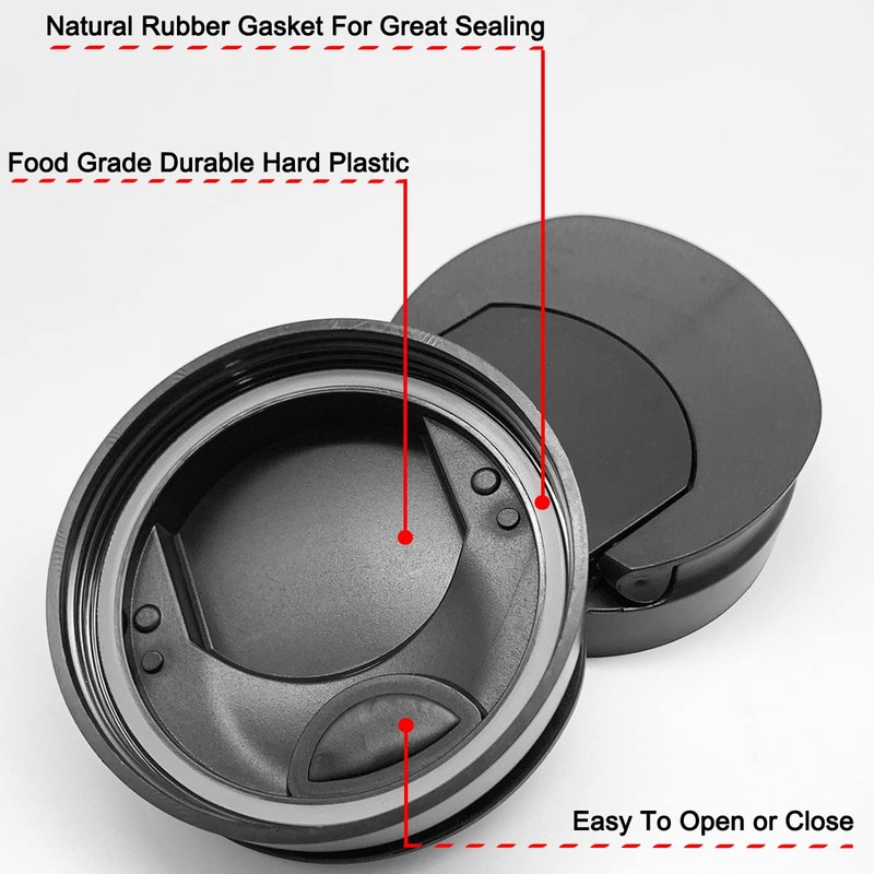 Flip Top to-Go Lid Compatible with Magic Bullet Blender Accessories