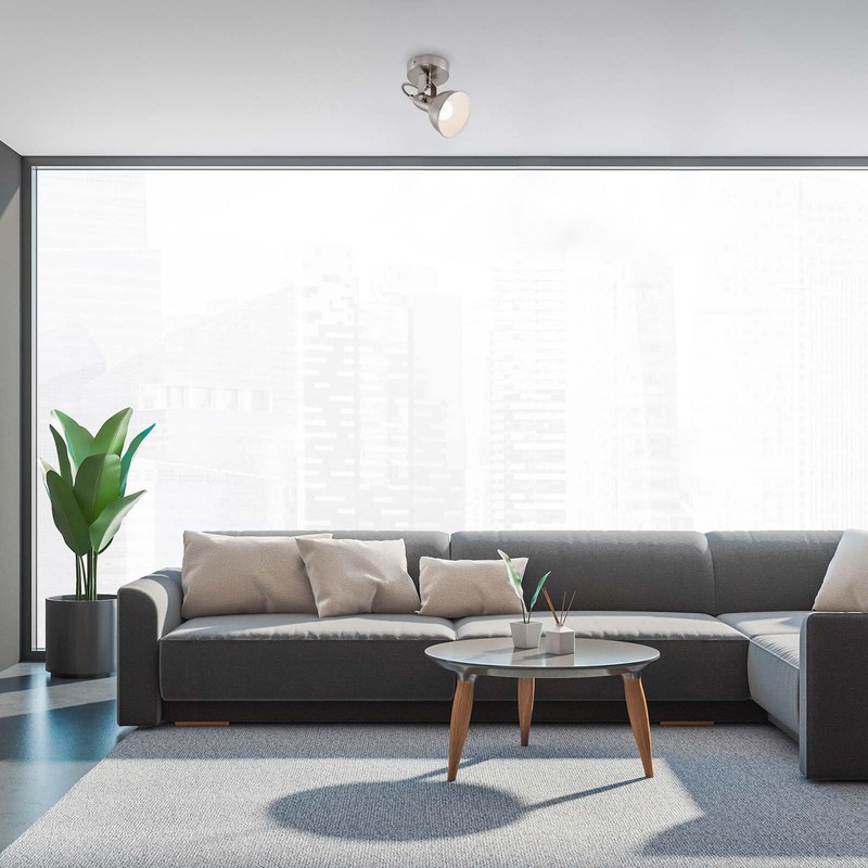 Briloner Leuchten 2049-012 Wall Spotlight with Rotating and Swivelling Spotlight
