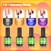 LEVIPE UV Nagellack Set, 32 Stück Gel Nagellack mit Unterlack,Glänzender