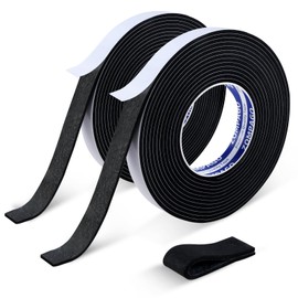 ZOMPAGO Foam Tape Corner Protectors for Furniture Strip,Sharp Edge & Table Bumper,Window Edge,Wall Protector,Soft Corner Guards Safe for Proof,Table Corner Protectors in Home,2 Roll,0.8″x16.4FT,Black