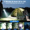 Sunitact Flashlights High Lumens Rechargeable - 20000LM 30W Super Bright