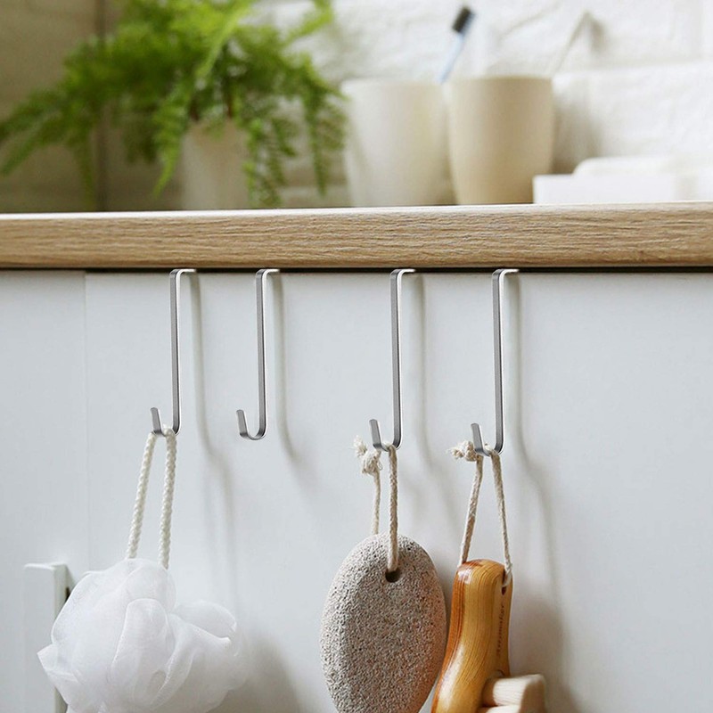 12 Pack Heavy Duty Stainless Steel Door Hanger Door Hooks
