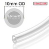 HAXIHA Pneumatic Hose Clear 10 mm OD 6.5 mm ID