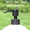 Kapitan Soap Dispenser Pump Replacement Head Black Spare Stainless Steel