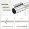 Heavy Duty Curtain Rod 36 to 120 Inches (3-10 ft)，1-Inch
