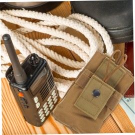 Tofficu Radio Pouch for Duty Belt Heavy Duty Talkies Holder for Outdoor Activities Camping Hiking Compatible with Molle Vest and Belt Securely Holds Phone GPS and Accessories