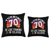 Turning 70 Is Like Turning 21 In Celsius Throw Pillow,
