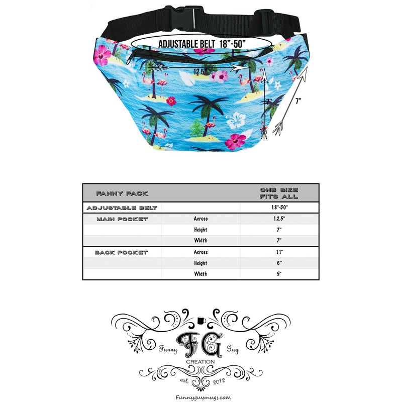 Funny Guy Mugs Flamingo Fanny Pack