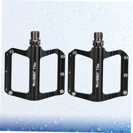 Kisangel 2pcs Non- Aluminium Alloy Bike Pedal Platform Pedal for and Folding for Commuting and Recreational Riding