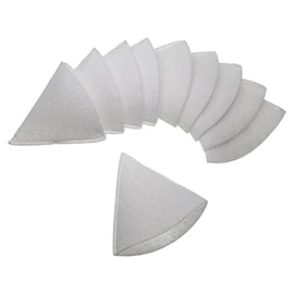 vhbw 10 x Cone Filters Compatible with Zehnder ComfoValve Luna E125 Ventilation System - Exhaust Filter G4, DN 100 White