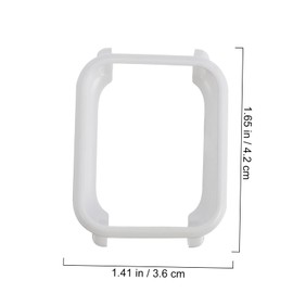 WOONEKY Professional TPU Watch Protector Cover Stylish Unisex Smart Watch Case for All Occasions Easy to Install and Remove for Family and Friends