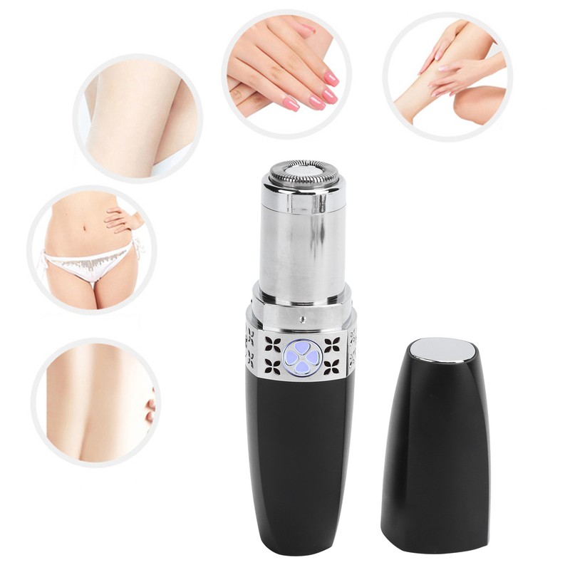 Electric Eyebrow Trimmer Portable Painless Eyebrow Body Hair Shaver Removal
