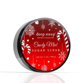 Deep Steep Holiday Sugar Scrub- Winter Collection (Candy Mint)
