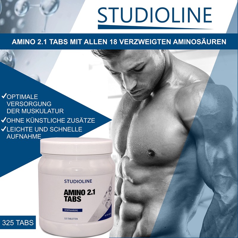Amino 2.1 Tabs - 325 Tablets High Dose - With