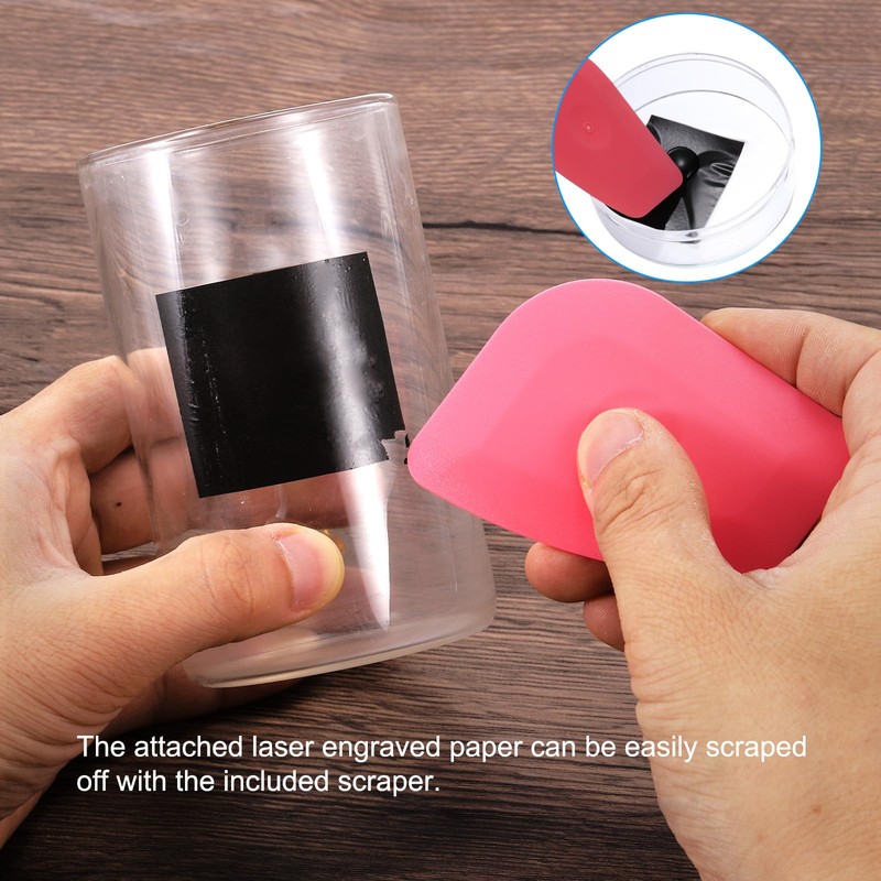 PATIKIL 15.3x10.4 Inch Laser Engraving Paper, 4 Pcs Laser Engraving