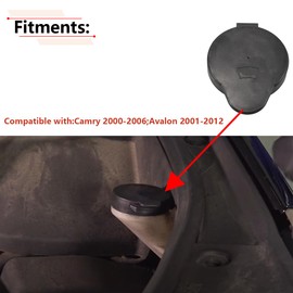 RLB-HILON Tapa de depósito de líquido para limpiaparabrisas compatible con Toyota Camry 1994 - 2006, para Toyota Tacoma 1995 - 2004, para Toyota Avalon 1995 - 2012, para Lexus ES300 1994 - 1996