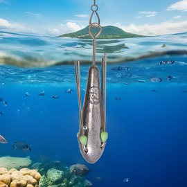 Lead Fishing Weights - High Density Long Tail Casting Weights,5X User-Friendly Fish Tackles, Wear-Resistant Outdoor Supplies for Angler