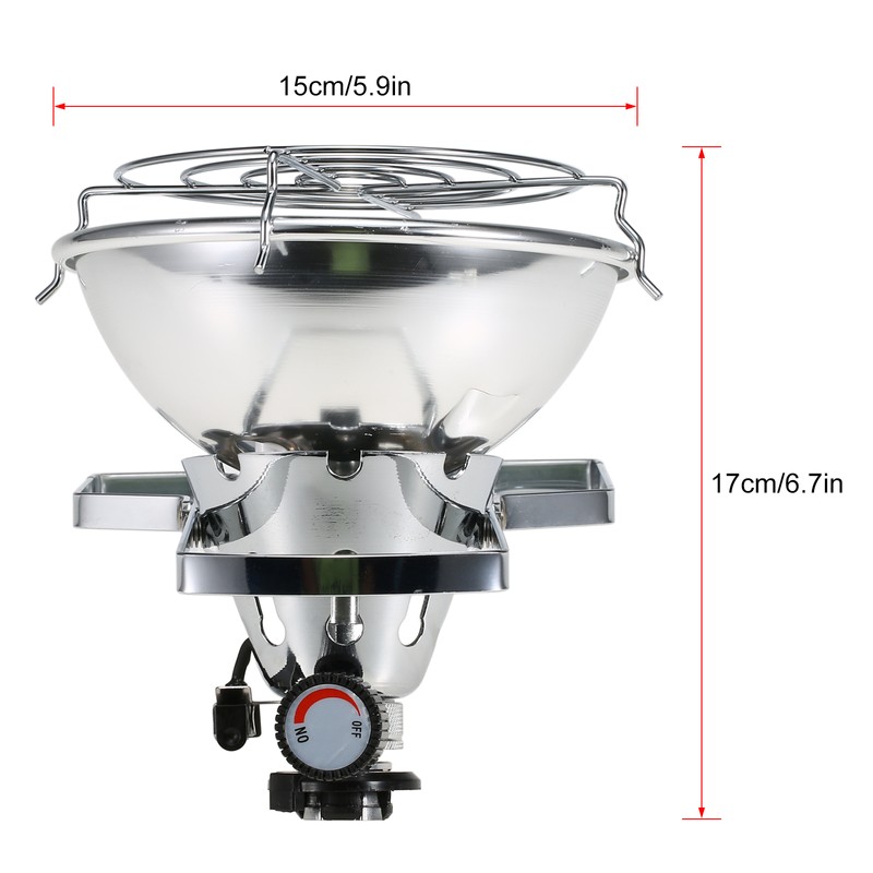 1000W Outdoor Portable Piezo Ignition Gas Heater Warmer Heating Stove