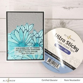 Altenew Ultra Sticky Double Sided Tape (1 inch × 50m), Permanent Bond, Adhesive, Easy-to-Peel and Stick, Adhesive for Paper Crafting