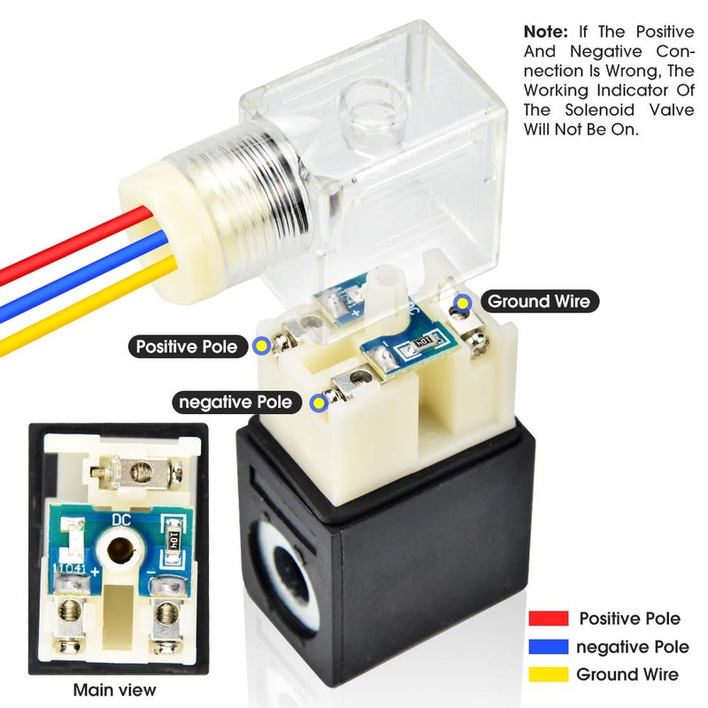 TAILONZ PNEUMATIC Solenoid Valve 4V220-08 DC24V 1/4"NPT Double Coil Pilot-Operated